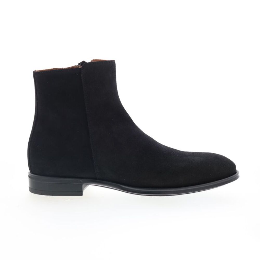 Aquatalia Mens Daniel Suede Black Boots (NWT)